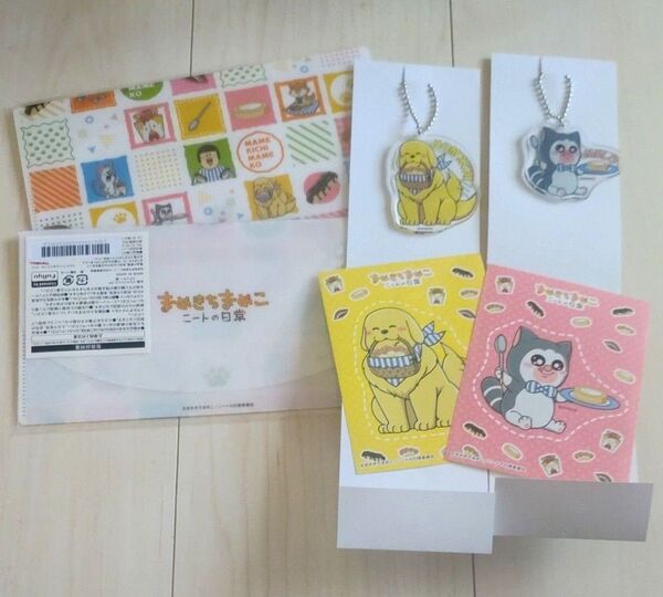 まめきちまめこ LAWSON グッズ メロ こまち クリアファイル アクリルチャーム シール ローソン