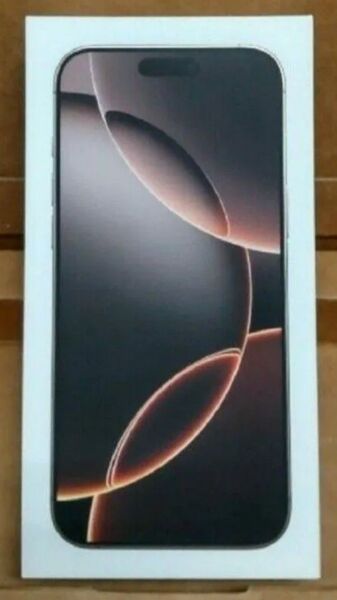 【未開封新品】iPhone16 promax 256gb デザートチタニウム