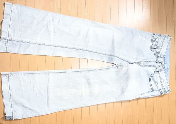 DIESEL × adidas / ロールアップ ダメージジーンズ/フレアデニムパンツ ADI-YBO WASH 008KJ