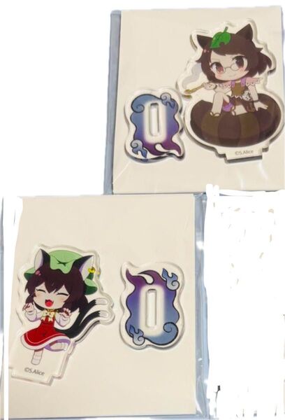 未使用 東方Project 二ッ岩マミゾウ 橙 アクスタセット アクリルスタンド
