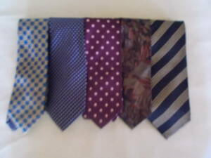  brand necktie together 5ps.@ Durban Jim * ton psonla il & Scott secondhand goods N-3-3