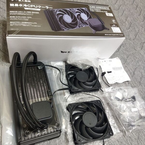 玄人志向 簡易水冷CPUクーラー AIOWC/V2 240mm KURO-AIOWC240/V2