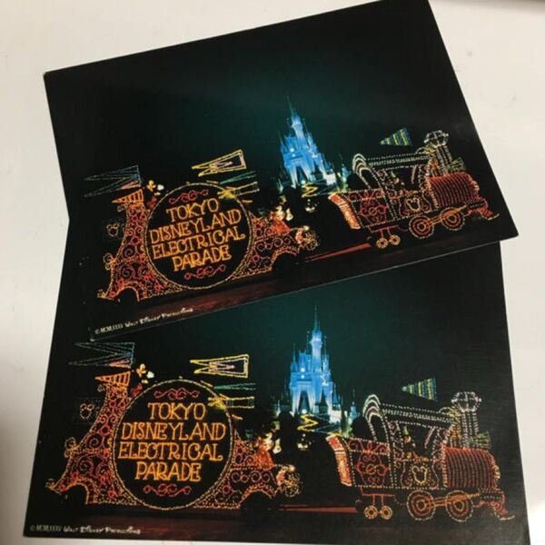 東京ディズニーランド ポストカード 非売品 レトロ レア