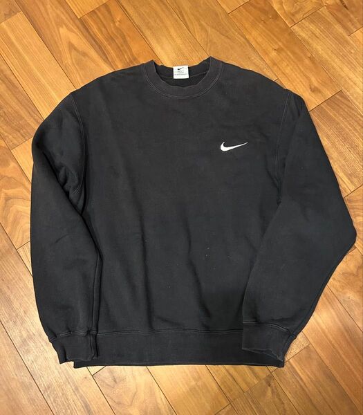 90s Nike ブラック スウェット Lサイズ old ナイキ ヴィンテージ 古着 クルーネック