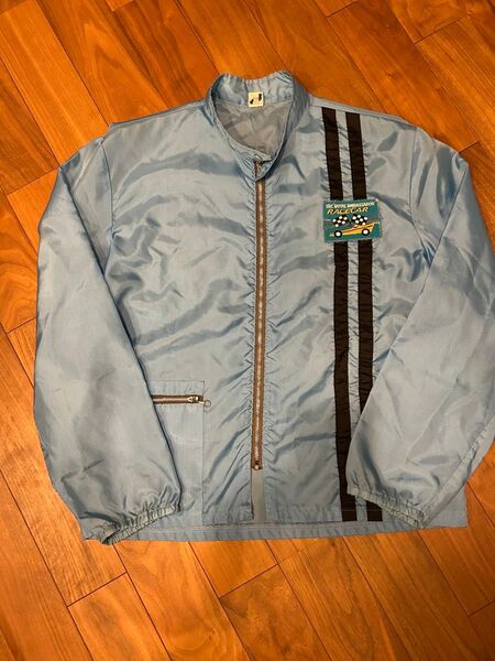 60s racing jacket USA製kar-lifeレーシングジャケット ナイロンジャケット SPORTS ワッペン