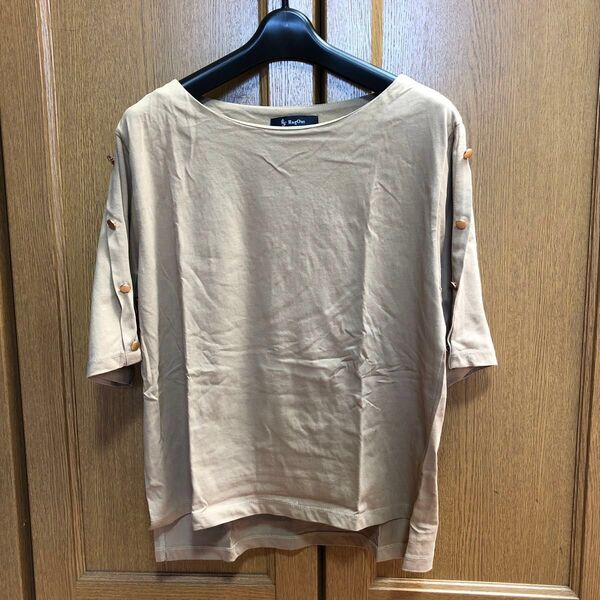 五分袖 Tシャツ カットソー トップス ボートネック
