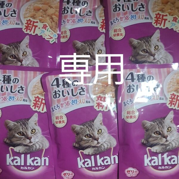 カルカン パウチ 4種のおいしさ まぐろ・かつお・さけ・えび風味 70g ×20