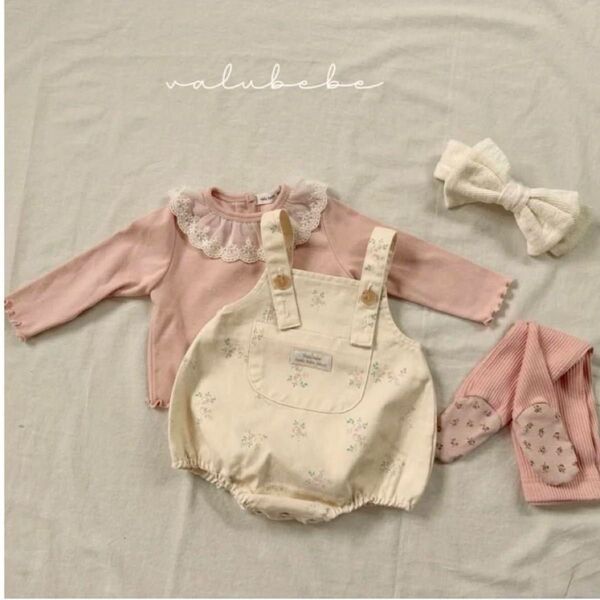 Valubebe 花柄サロペット 韓国子供服 12m 70