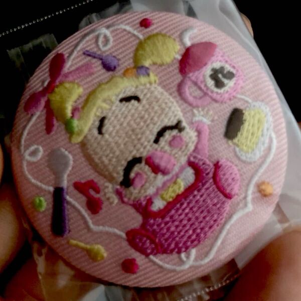 最終値下げ!おジャ魔女どれみ 刺繍缶バッジ ハナ (赤ちゃん)