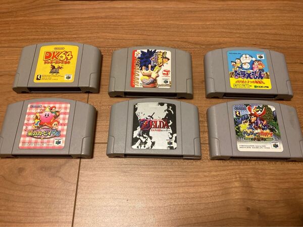 NINTENDO64 ドンキーコング 星のカービィ がんばれゴエモン ゼルダの伝説 バンジョーとカズーイの大冒険 ドラえもん