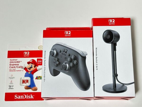 Nintendo Switch 2 Proコントローラー カメラ micro SD Express Card 256GB セット