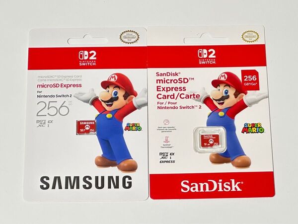 microSD Express Card 256GB for Nintendo Switch 2 SanDisk SAMSUNG