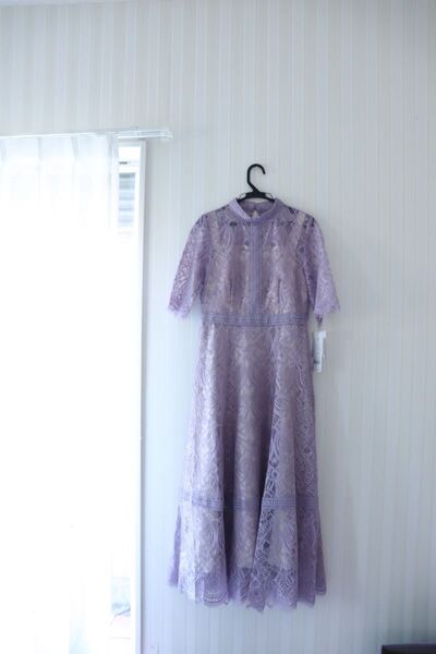 【新品】dorrydollレースパーティドレス紫定価18900円サイズM