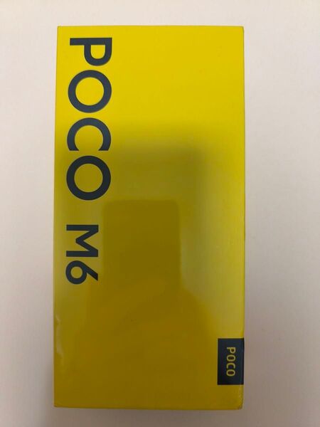 新品未開封 POCO M6 スマート本体 6GB RAM/128GB ROM Purple