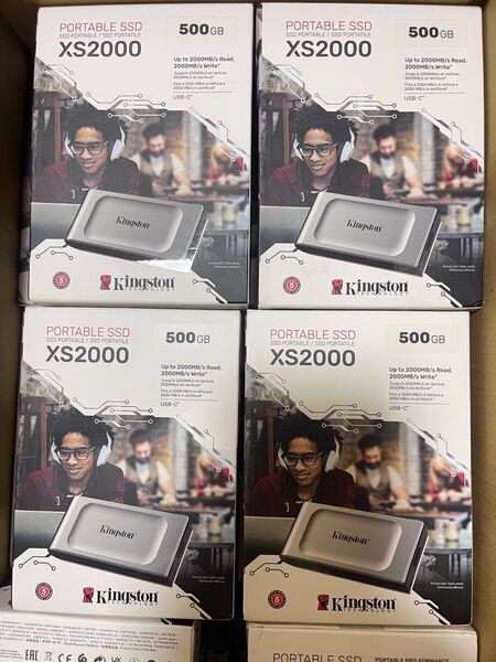 20個セット 新品未開封 kingston xs2000 500gb SSD USB3.2 Gen2x2