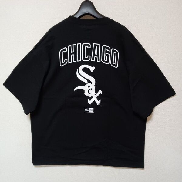 MLB×NEW ERAコラボ新品未使用Tシャツ半袖ニューエラSOXブラックサイズXL