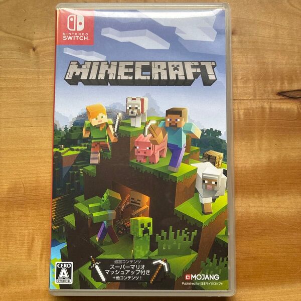 Nintendo Switch Minecraftのカセットケースです