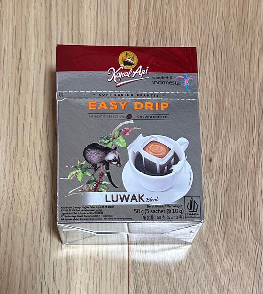 コピ ルアック Luwak ドリップコーヒー インドネシア ルアク コーヒー Kapal Api LUWAK 5袋