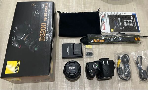 ほぼ未使用 Nikon D3200デジタル一眼レフ ニコン AF-S