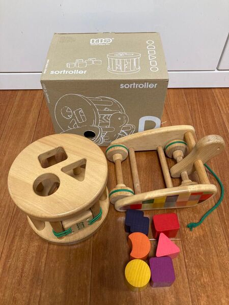 ボーネルンド BAJO バヨ カラフルプルトーイ sortroller 1歳半 木のおもちゃ 木製 知育玩具