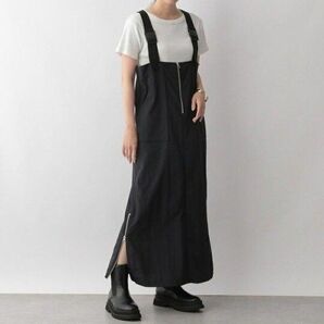 LOWRYS FARM ミリタリーサスツキスカート F ジャンスカ