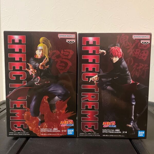 【2個セット】 NARUTO ナルト 疾風伝 EFFECTREME デイダラ サソリ フィギュア