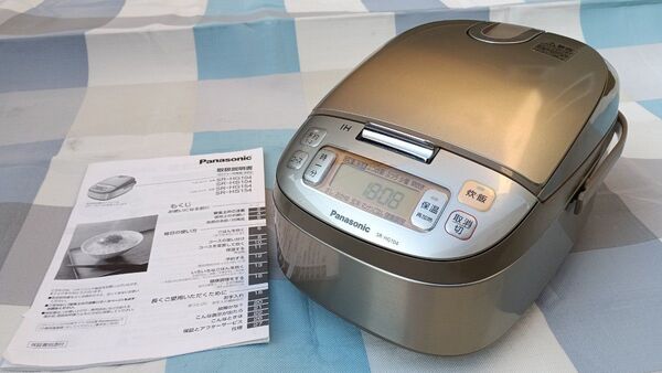 Panasonic IH炊飯器 SR-HG104 取扱説明書有 パナソニック 5.5合 ノーブルシャンパン すいはんき