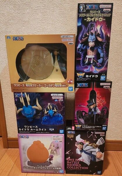 ONE PIECEワンピースフィギュア コビー サボ ルームライト 電伝虫ゴールデンスピーカー