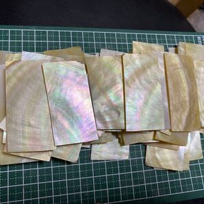 白蝶貝 スライス 10枚セット サイズ 横3cm 長さ5-6cm 厚み1-1、2mm