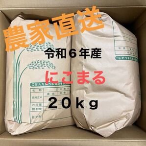 農家直送 令和6年産 にこまる 20kg