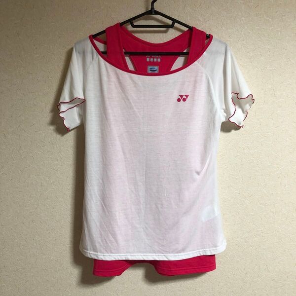 6447C YONEX テニスウェア レディースXOサイズ レイヤード