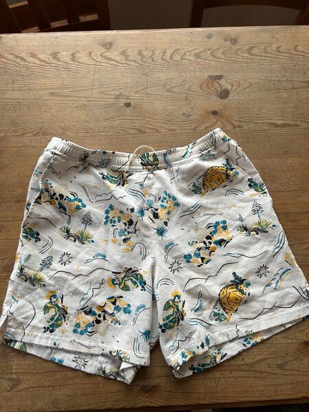 ■美品 ノースフェイス レディース 水着 短パン Lサイズ 白 ショートパンツ