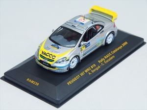 新品 プジョー307 WRC [YACCO] 2006 カタルニア ● イクソモデルス 1/43 [RAM239]