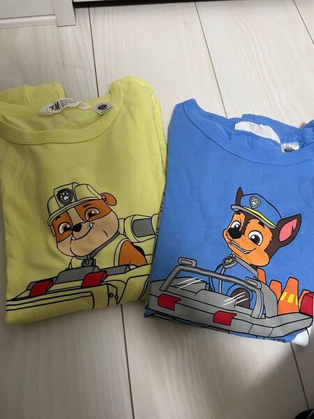 H&M パウパトロール ロングTシャツ 2枚セット 110/116