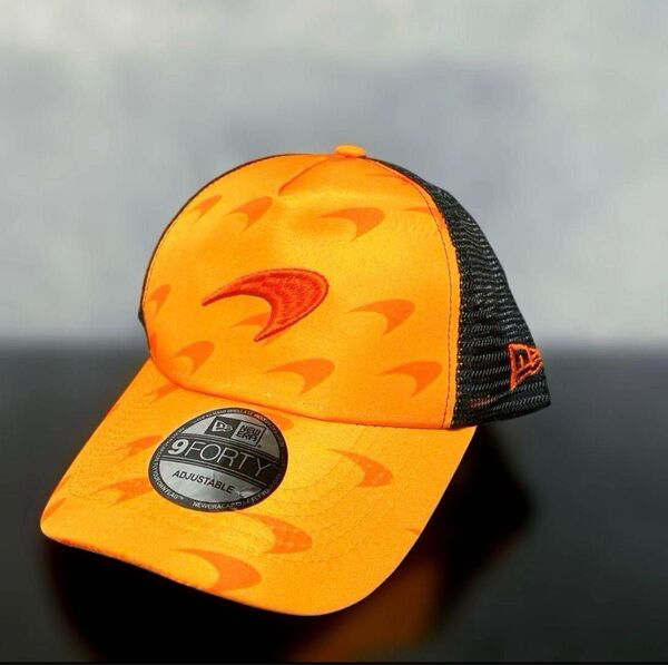 ニューエラ New Era McLaren マクラーレン キャップ 帽子 総柄 メッシュ レーシング F1