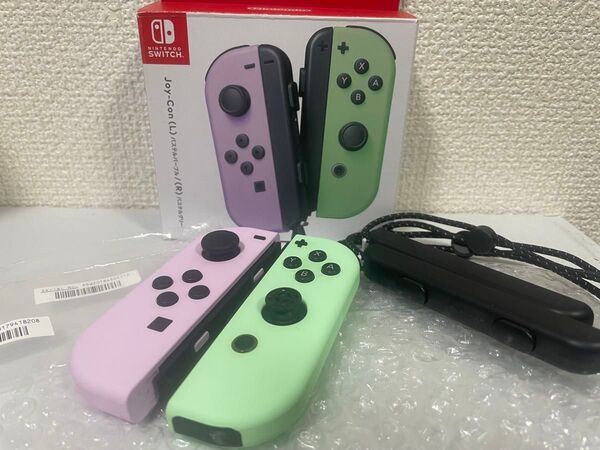 switch Joy-Con パステルパープル・パステルグリーン ジャンク