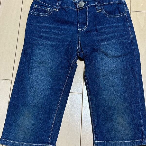 子供用デニムハーフパンツ140cm