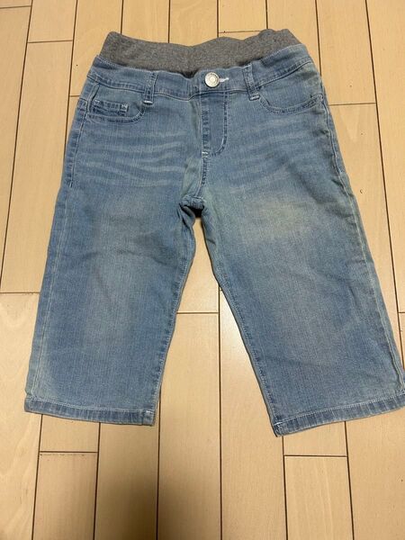 キッズ デニム ハーフパンツ140cm