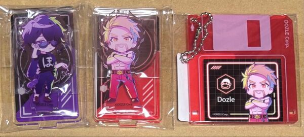 ドズル社DMMスクラッチ【NEO-CHARA】アクリルスタンド/フロッピーディスク風アクリルキーホルダー ドズル/ぼんじゅうる