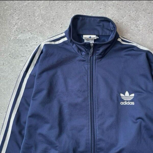 【希少】adidas 90s トラックジャケット ファイヤーバード ネイビー M
