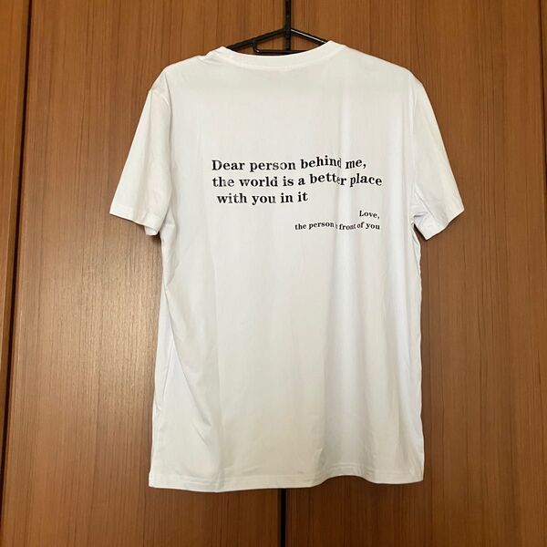 半袖Tシャツ 半袖 Tシャツ 白 ロゴプリント かわいい シンプル シーイン