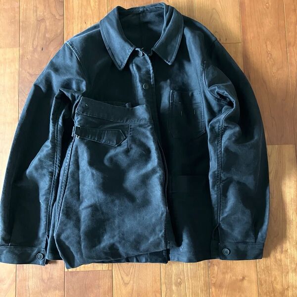 ブラックモールスキン 40s〜50s 同ブランドセットアップ