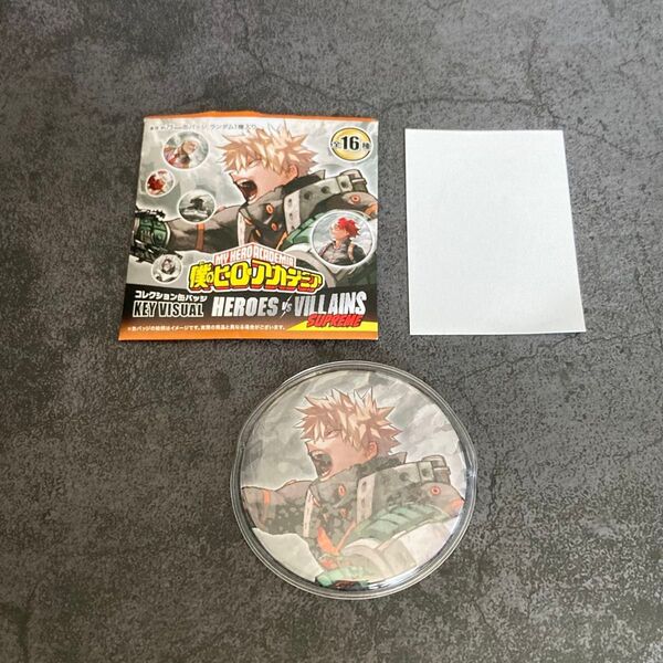 僕のヒーローアカデミア原画展 コレクション缶バッジ 爆豪勝己 ヒロアカ 堀越耕平 缶バッジ
