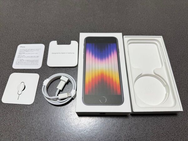 まぁまぁ美品 バッテリー92% iPhone se3 64GB 完品