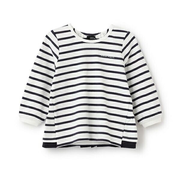 プティマイン ロンT Tシャツ ボーダー 長袖 120cm