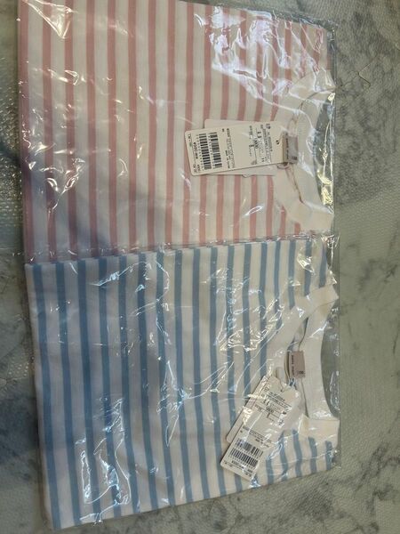 プティマイン(petit main)【GOODPRICE冷感】ボーダー半袖Tシャツ2着セット 130cm