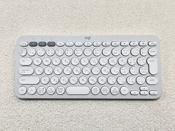 Logicool ワイヤレスキーボード K380s オフホワイト