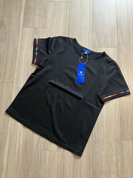 ブルーレーベルクレストブリッジ カットソー Tシャツ 半袖 ブラック 38M 新品タグ付