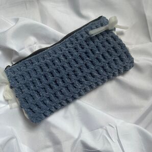 ペンケース 編み物 ハンドメイド