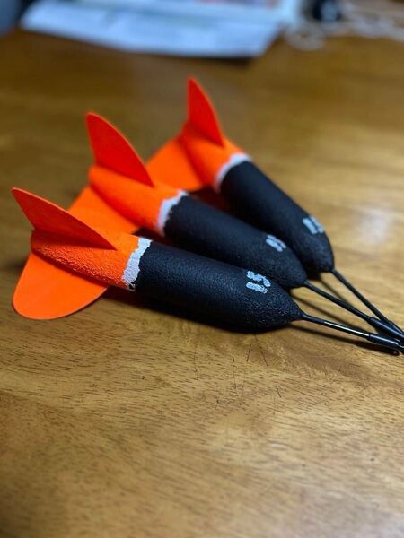 視認性抜群!遠投ウキ15号3本セット新品未使用